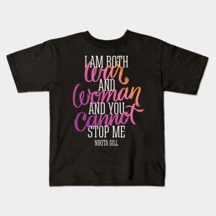 I am War and Woman Kids T-Shirt